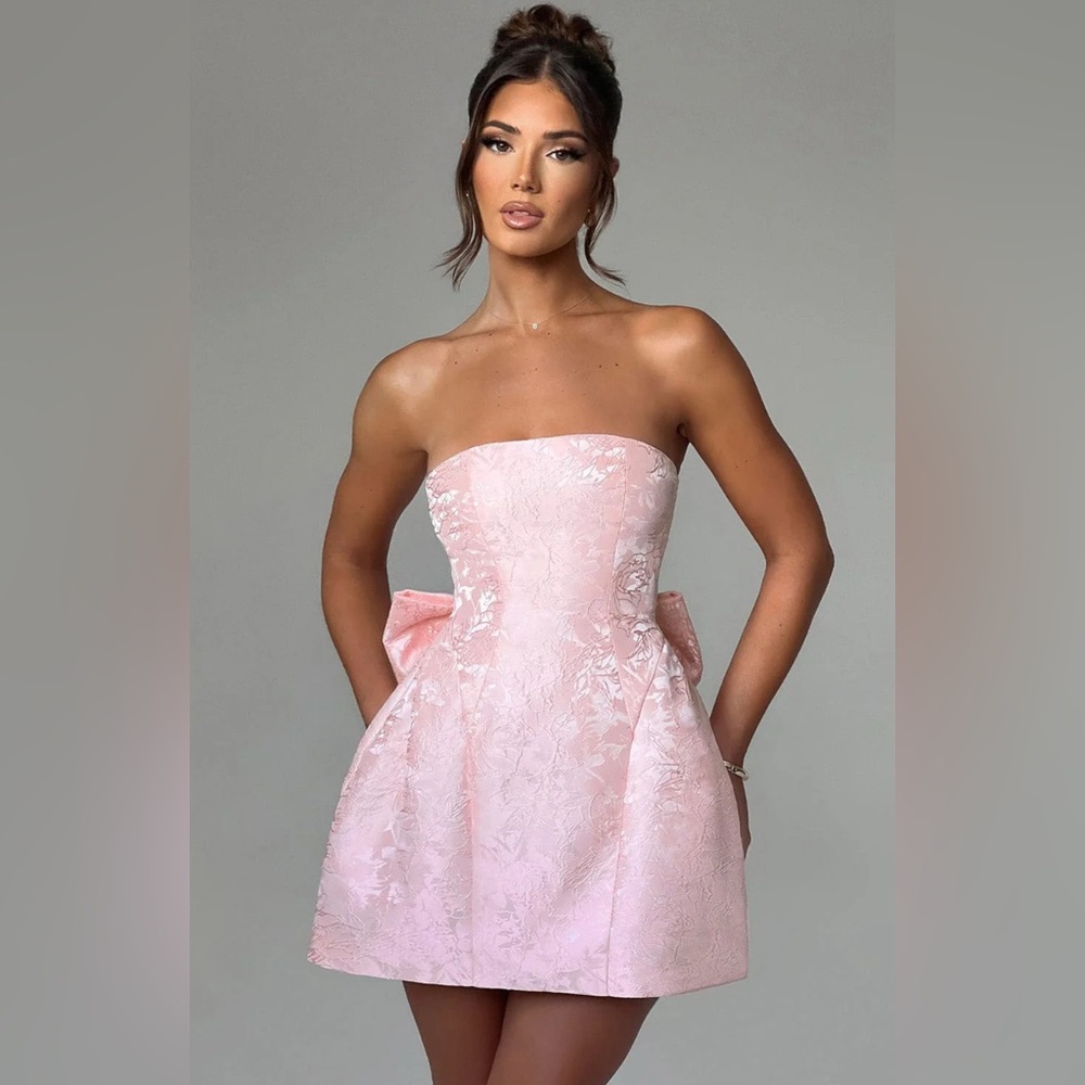 ELENORA MINI DRESS BLUSH - M